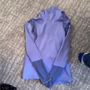Under Armour Lavender and Gray Long Sleeve Shirt